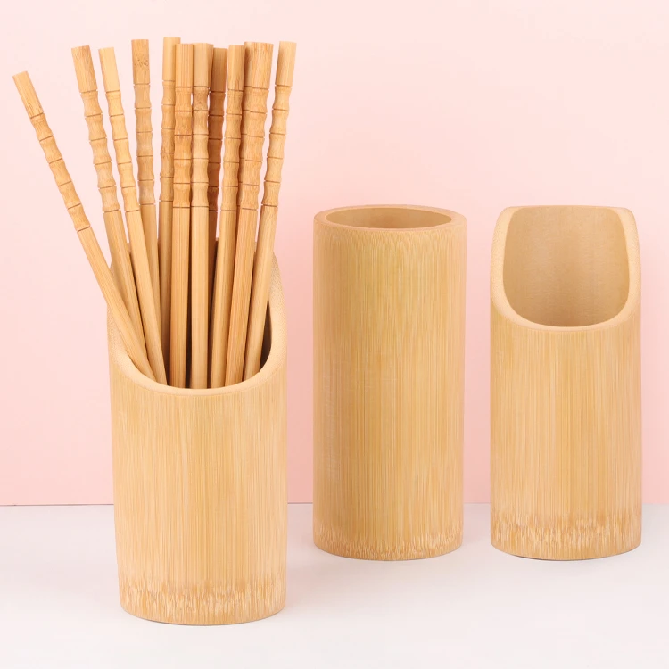 Retro Restaurant Restaurant Chopstick Barrel Bamboo Chopstick Barrel Bamboo Sign Barrel