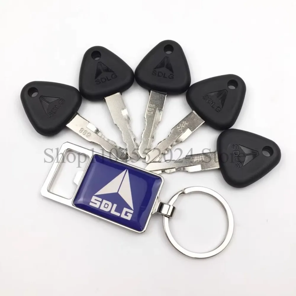 

5piece For SDLG 888 Start Ignition Key 55 60 75 80 135E 215 360F Excavator Key
