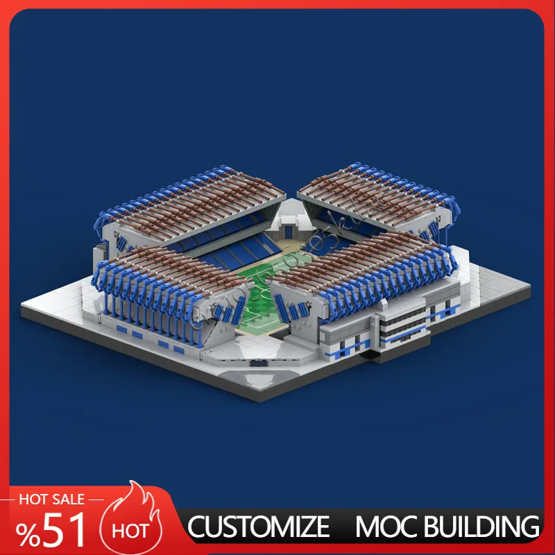 

3564 PCS MOC Sports Series Large Football Field Model Building Block Brick Creative Assembly Educational Toys Kids Festival Gift