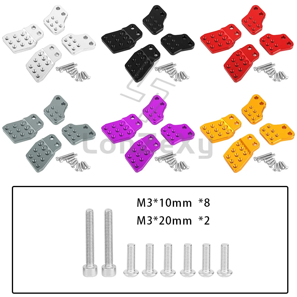 Metal Front Rear Shock Mount Bracket For Axial Capra 1.9 UTB RC Crawler Black Red Silver Orange Purple Gray 23.7g Upgrade Parts