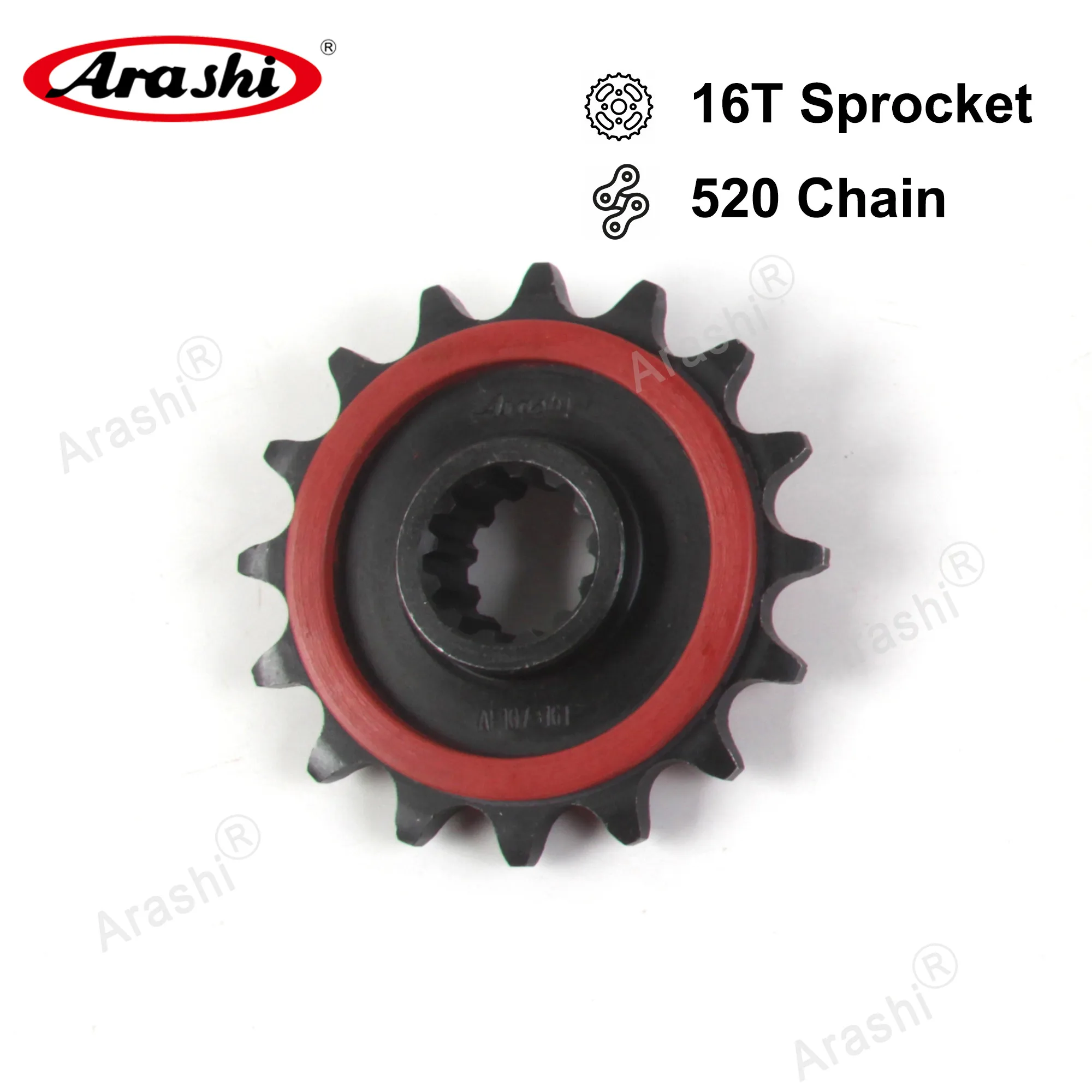 

Motorcycle 520 Chain 16T Front Rubber Cushioned Sprocket Kit For HONDA NC700 NC700S NC700X 700S 700X 2012-2015 2013 2014