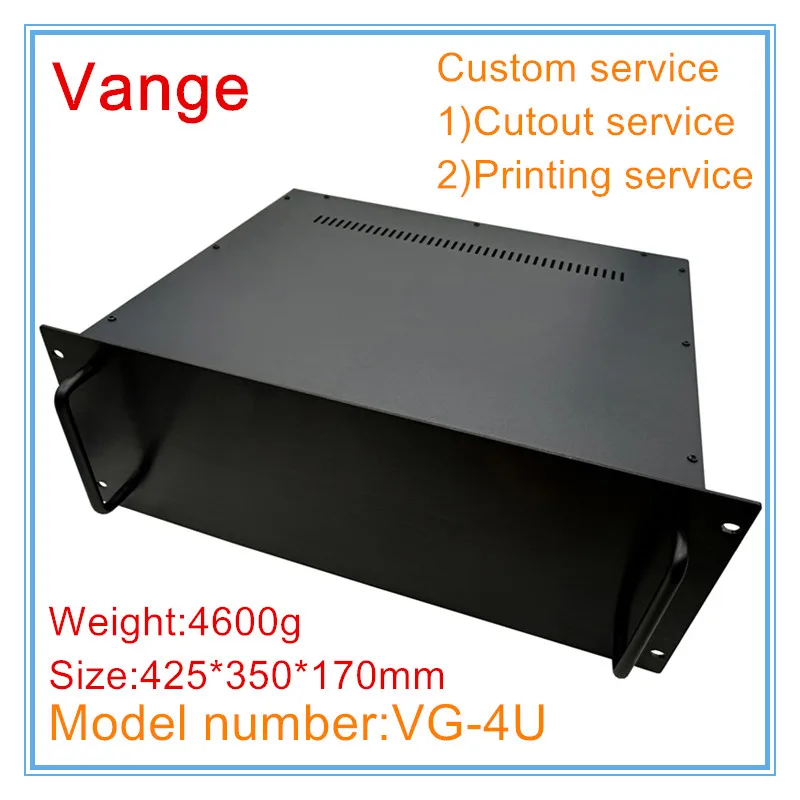 

Vange 4U electronics enclosure case 425*350*170mm steel project box