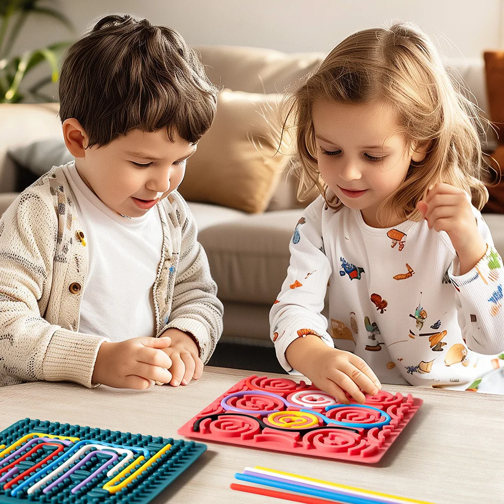silicone-sensory-fidget-toys-for-kids-stress-relief-educational-learning-activity-board