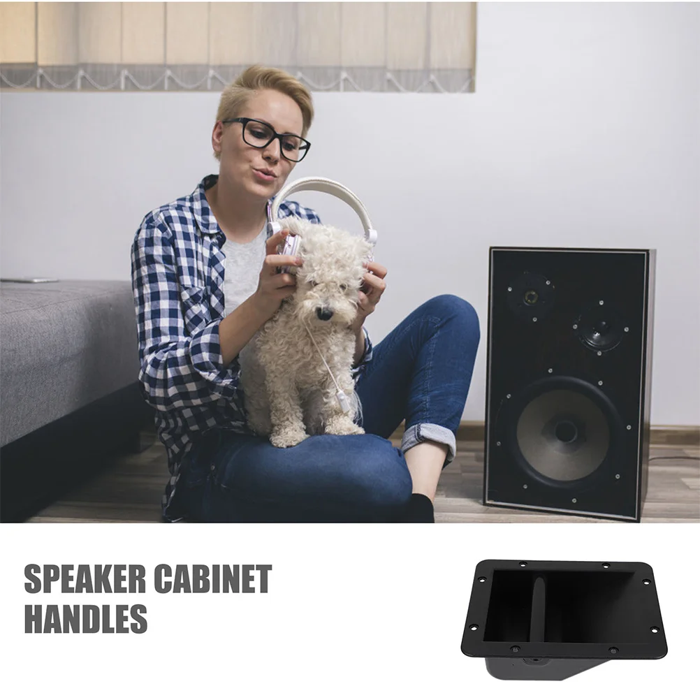 

4pcs Boxes Handles Cabinet Replacement Durable Plastic Handle Boxes Speaker Handle Handles Install