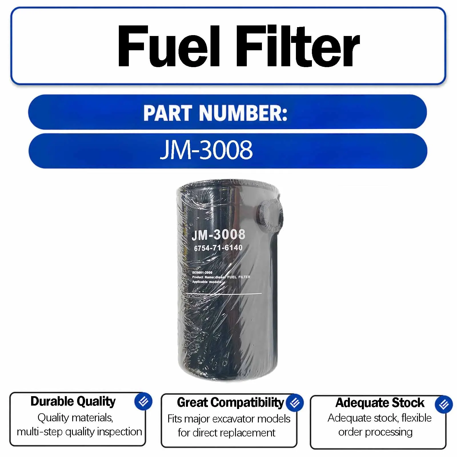 Kraftstofffilter CC-574X für Deutz-Fahr DH250 DH250TC DH200W Radbagger