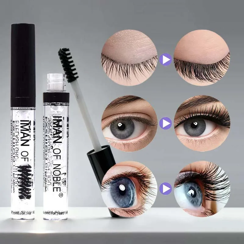 جل نمو الرموش محسن الرموش الطبيعية ماسكارا إطالة شفافة سريعة الجفاف سمكا الحاجب رمش نمو السائل ماكياج