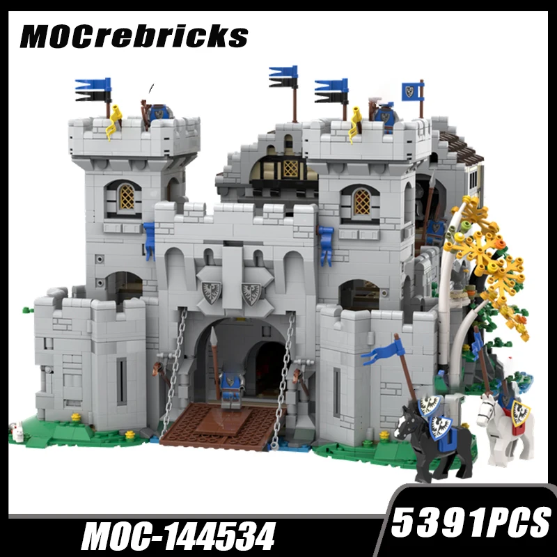 MOC Architectural Series Castle -10305 Expansion Model DIY Education Bricks Building Blocks Children's Toys Xmas Gifts 5391PCS