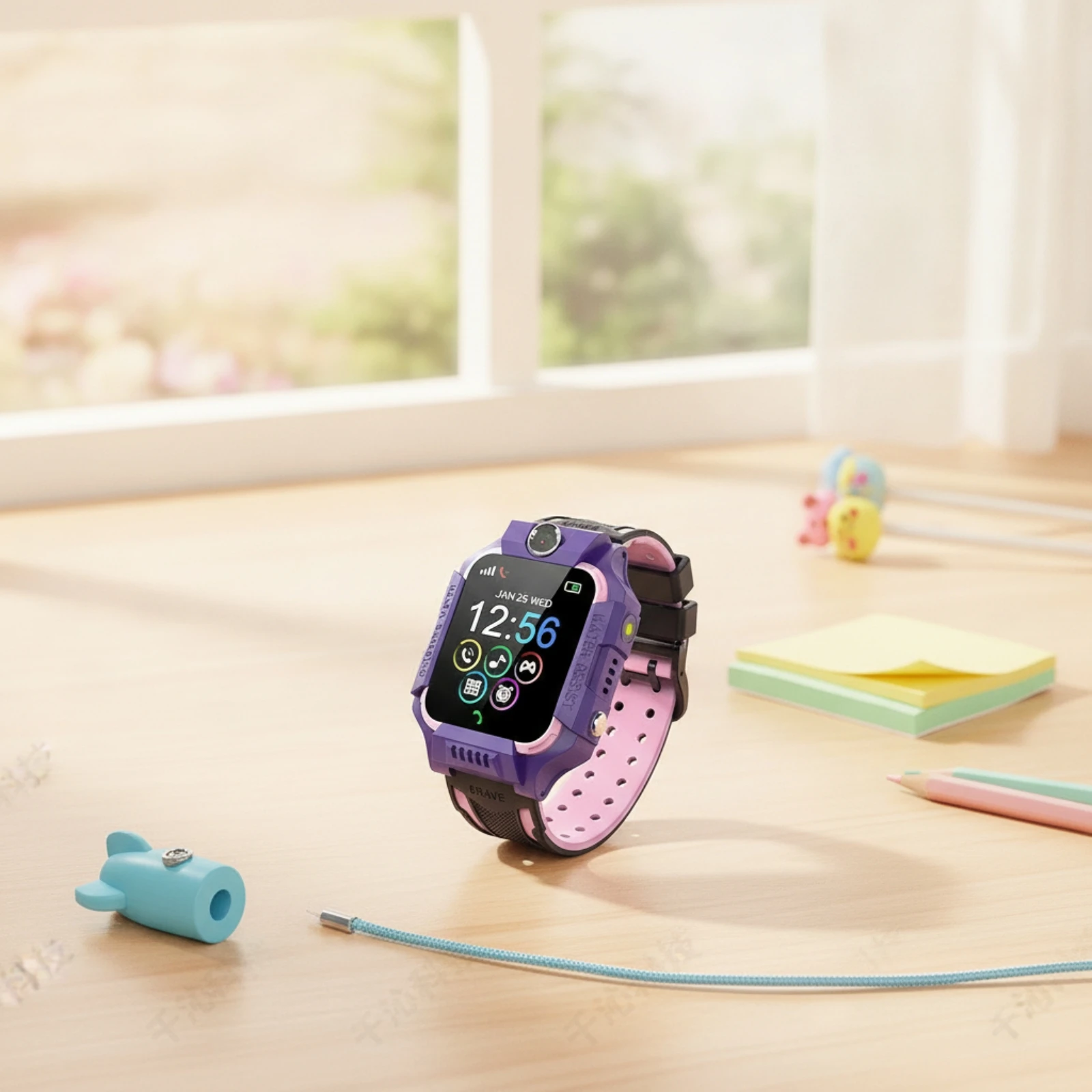Kids Phone Watch Waterproof Smartwatch with Camera Wearable Touchscreen for Children, School