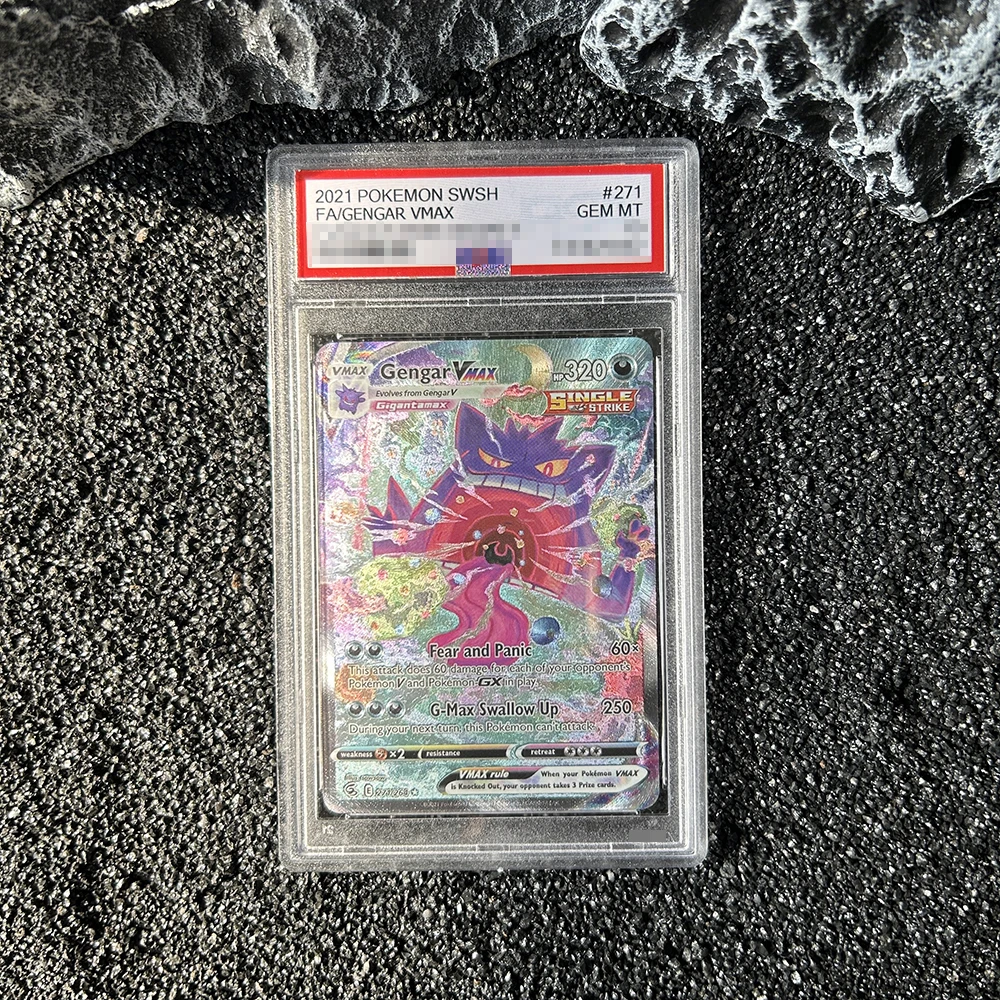 

1 шт. PTCG Gengar рейтинг, коллекционная карта, английская версия, флэш-карта с самоконтролем, хобби, коллекционные игры, аниме-карты, подарки другу