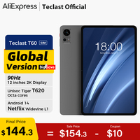 Teclast T60 12 inch 2K Tablet Android 14 8GB+12GB RAM 256GB ROM T620 octa-core 8000mAh 18W PD Fast Charging 4G VoLTE GPS Tablets