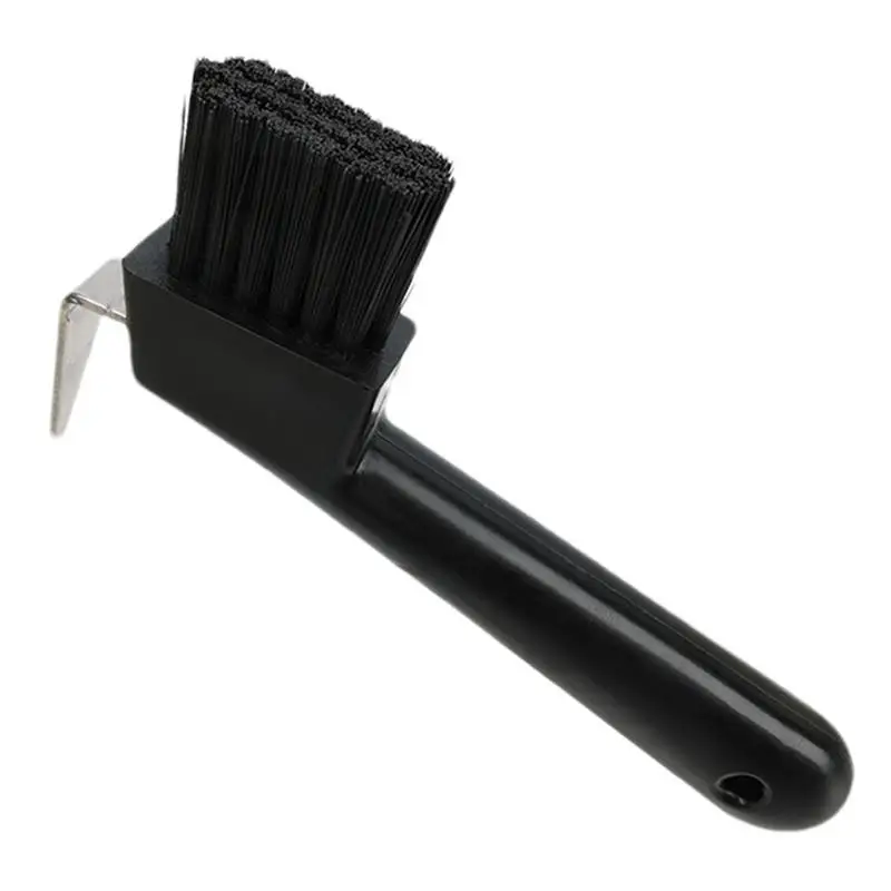 Horse Hoof Pick Brush Rubber Hoof Pick With Brush Portable Hoofpick With Soft Touch Hoof Handle Horse Grooming Kit For Coat