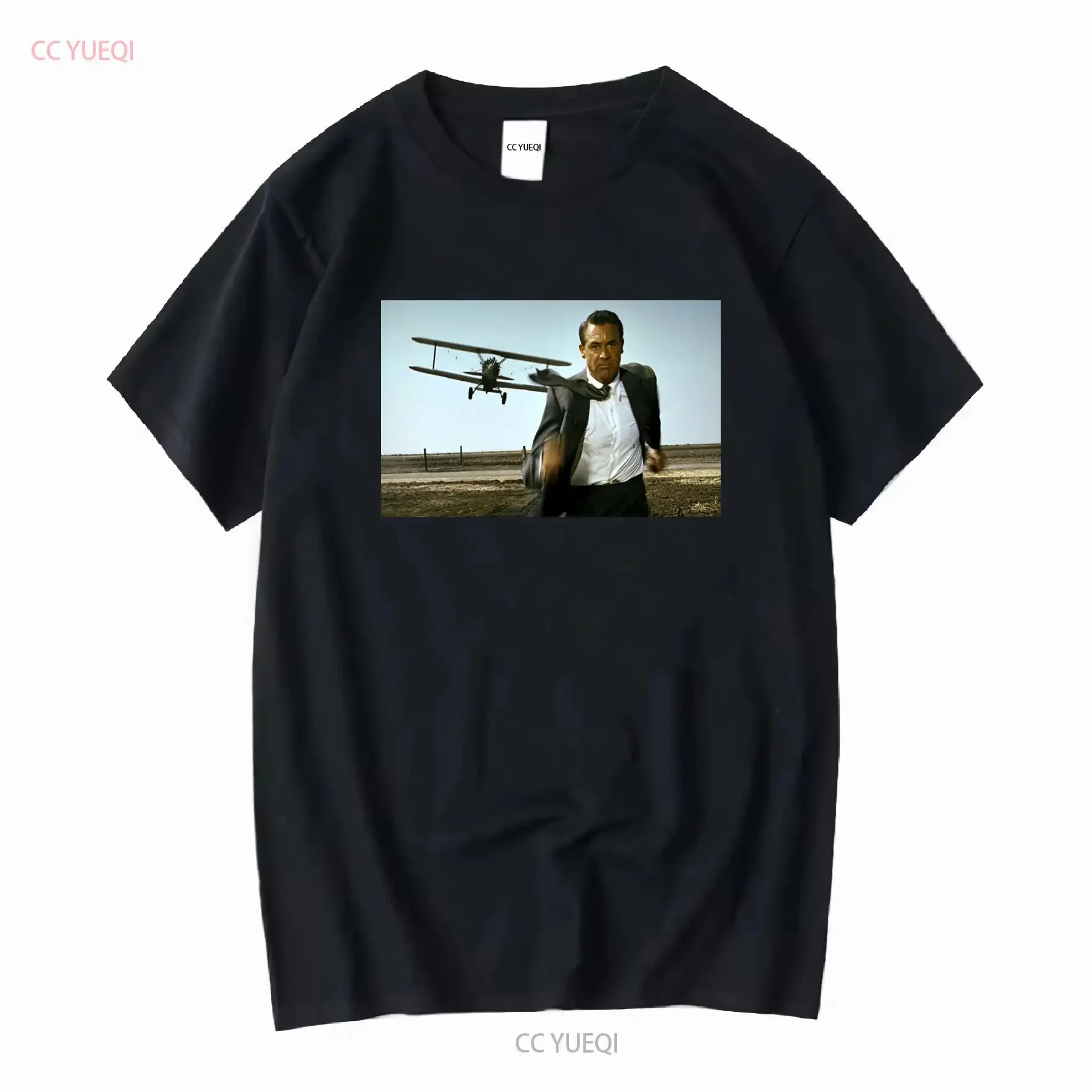 North by Northwest Cary Grant Hitchcock Movie T shirt Read Description long or short sleeves vintage Washed Casual homme