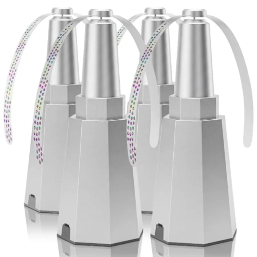 

4-Pack Rechargeable Fly Fans for Tables Up to 10-Hour Working Time, Indoor Outdoor Mute Food Fans to Keep Flies Away, Retractab