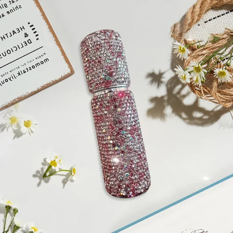 10 ml Kristall Parfüm Spray Flasche Reise Nachfüllbare Flaschen Mini Trinkwasser Bling Glitter Leere Kosmetische Behälter Zerstäuber Flasche