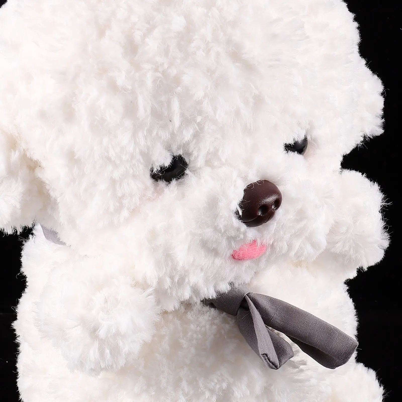 

Adorable White Bichon Stuffed Animal Dog Soft Cuddly Companion for Bed Couch Nap Home Decor Birthday Christmas Gift Small Size