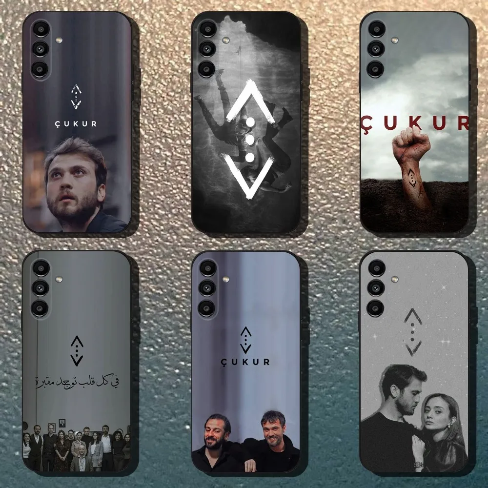 

C-Cukur TV T-Turkey Phone Case For Samsung Galaxy A13,A21s,A22,A31,A32,A52,A53,A71,A80,Soft Black Shell