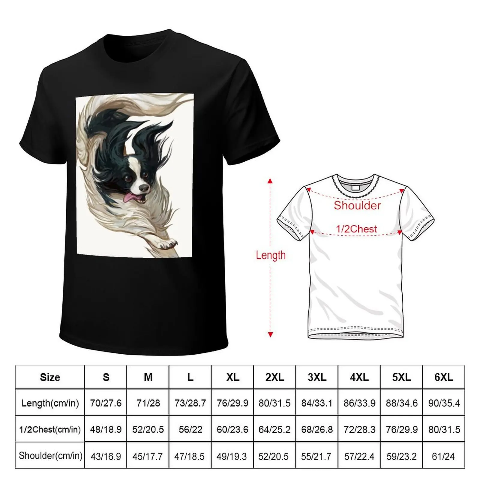 Papillon T-Shirt UV Sun Protection Tee Shirt