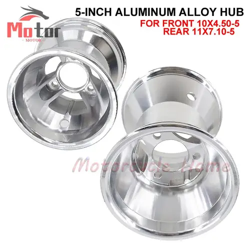 Imagen 1 del producto Llanta de rueda trasera GO KART de 5 pulgadas 11X7.10-5 delantera 10X4.50-5 para KARTING ATV UTV Racing Golf Buggy Drift Trike Slick