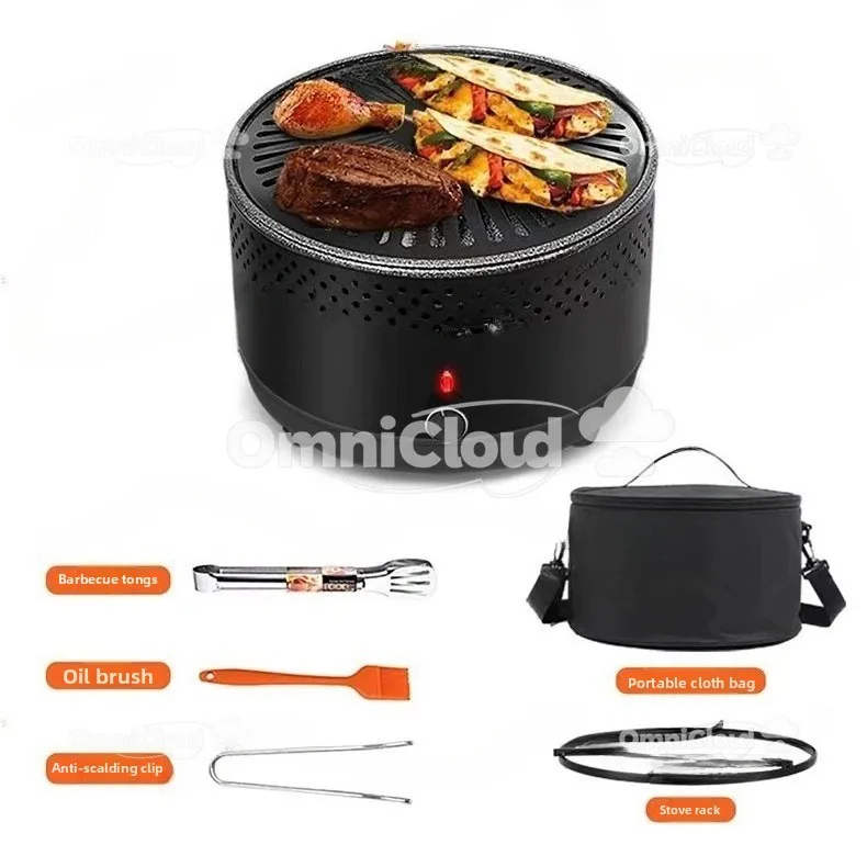 

Гриль для кемпинга на открытом воздухе, горшок для барбекю Huishoudelijke, гриль для дома, карбоновый гриль