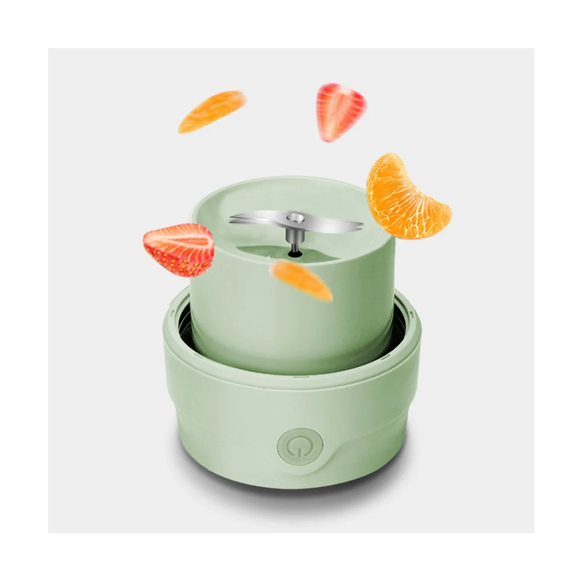 Frullatori ricaricabili USB spremiagrumi spremiagrumi portatili tazza Mini frullatori portatili elettrici veloci frullato verde ghiaccio