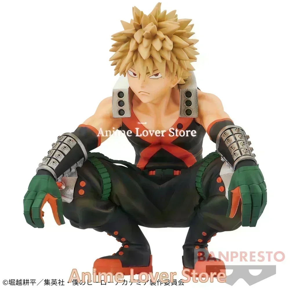 Bandai Original BANPRESTO Break Time My Hero Academia Katsuki deku Todoroki Shoto Himiko Toga Anime Figure Toys for Kids Gift