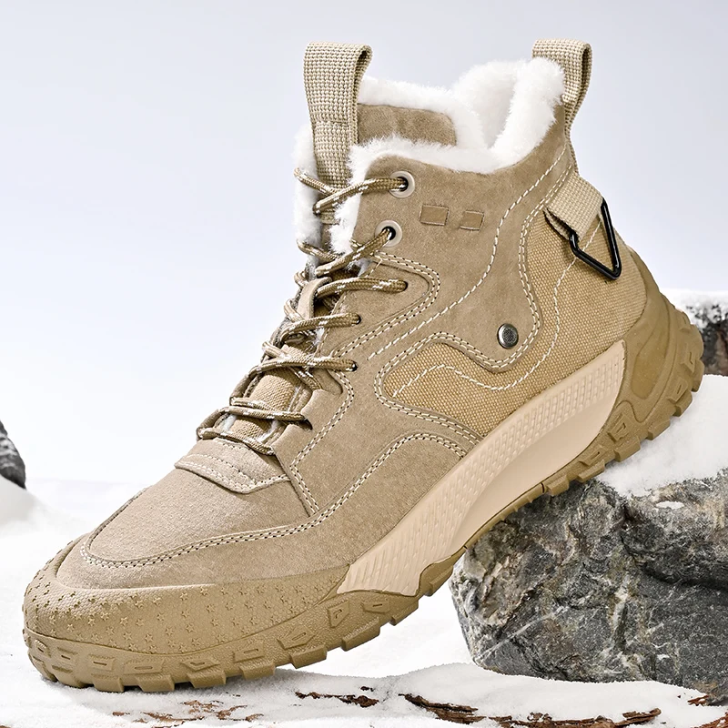 

Высококачественная деловая прогулочная обувь на шнуровке, зимняя мужская обувь, мужская удобная походная обувь из натуральной кожи, мужская обувь