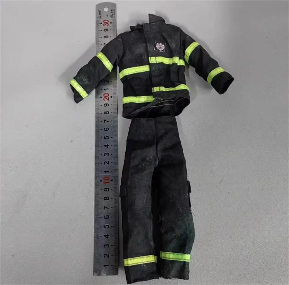 

Hot Sales 1/6 DML Mini Toys Model BBI Fire Fighters Coat Pant Trousers Accessories For 12" COO BD001 Action Figure