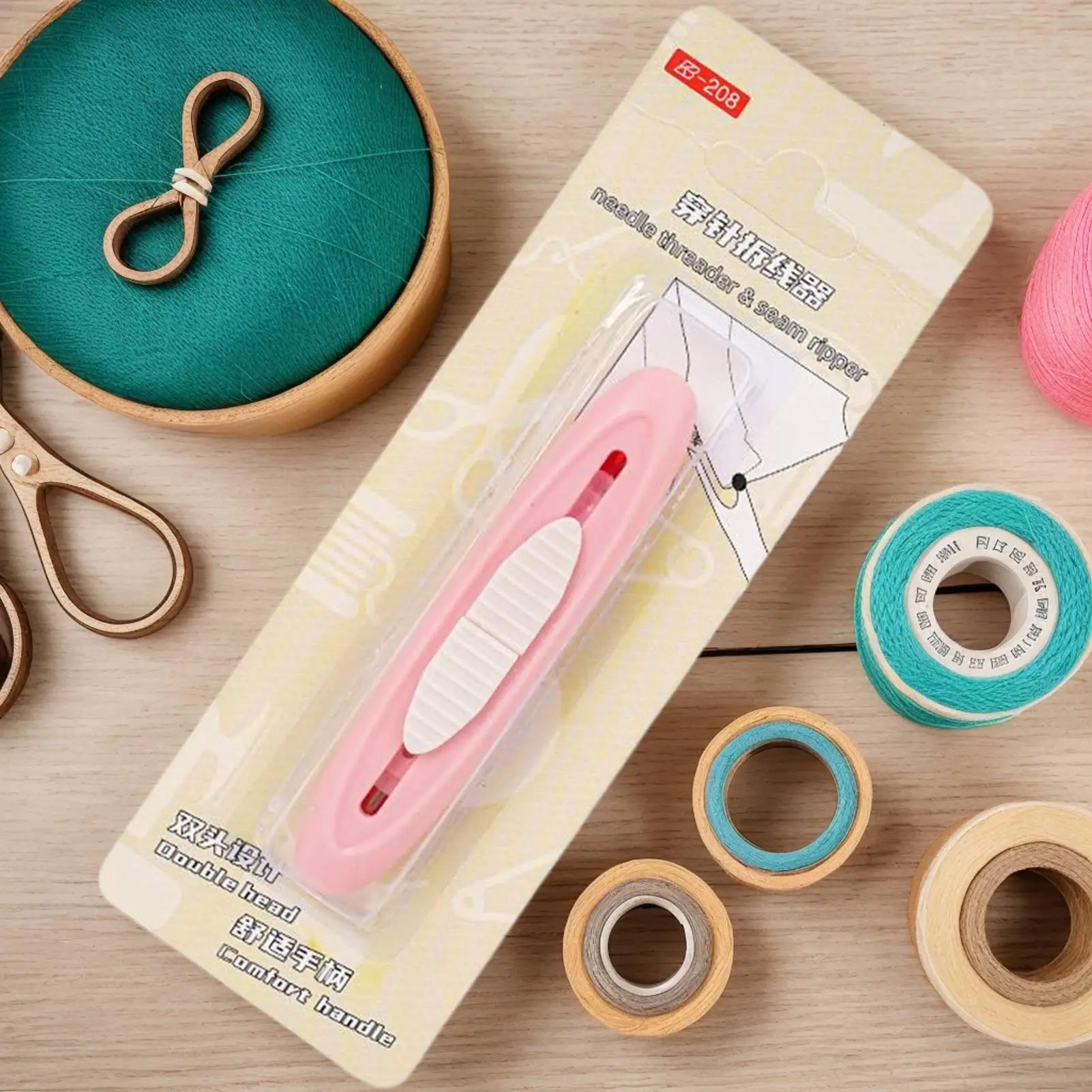 Needle Threaders For Hand Sewing 2 In 1 Compact Needle Threaders For Hand Sewing Quick Threading Accessories Supplies Removal