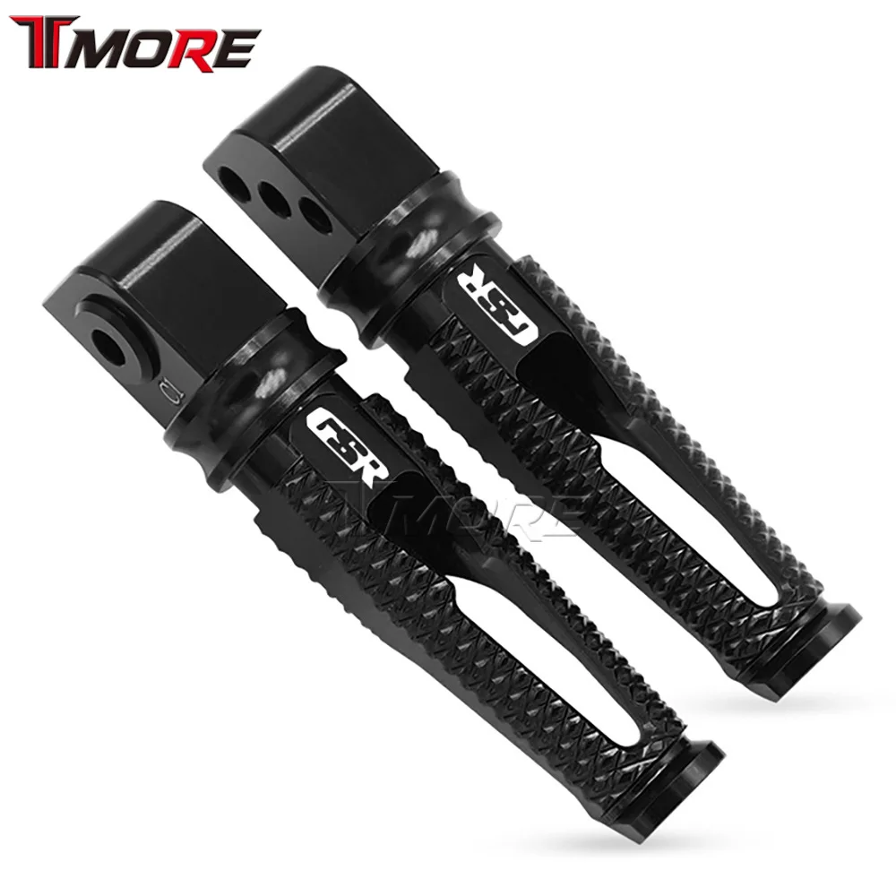 Motorcycle Accesstories Rear Foot Pegs Footrest Adapter Rider/Passenger Footpegs For Suzuki GSR600 GSR750 GSR 600 750