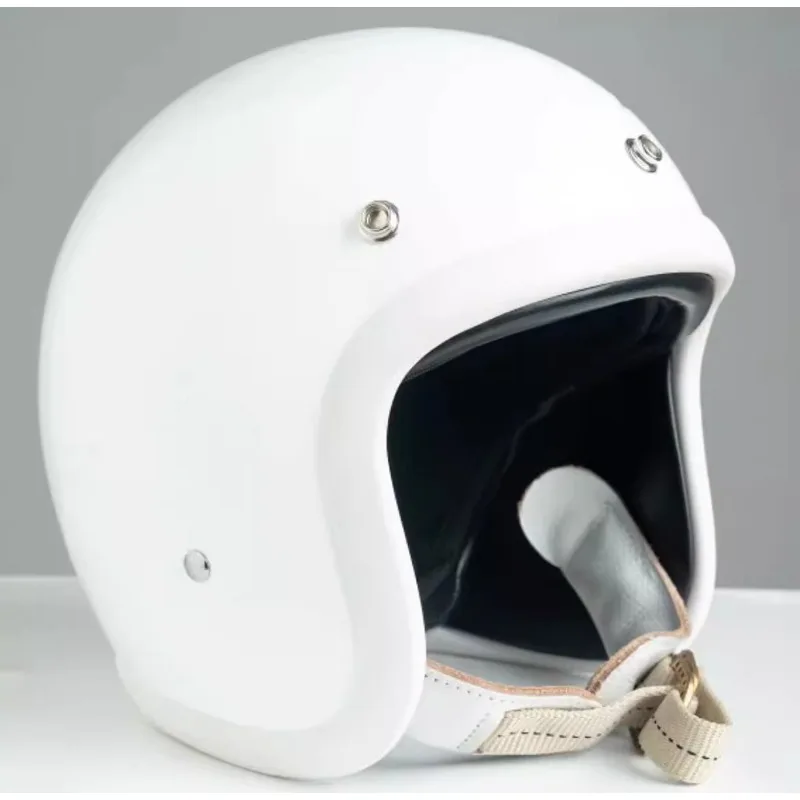 Motorradhelm Low Profile Korea Style TT&CO Serial 500TX Retro Open Face Motorradhelm Japanischer Stil Kleiner Helm