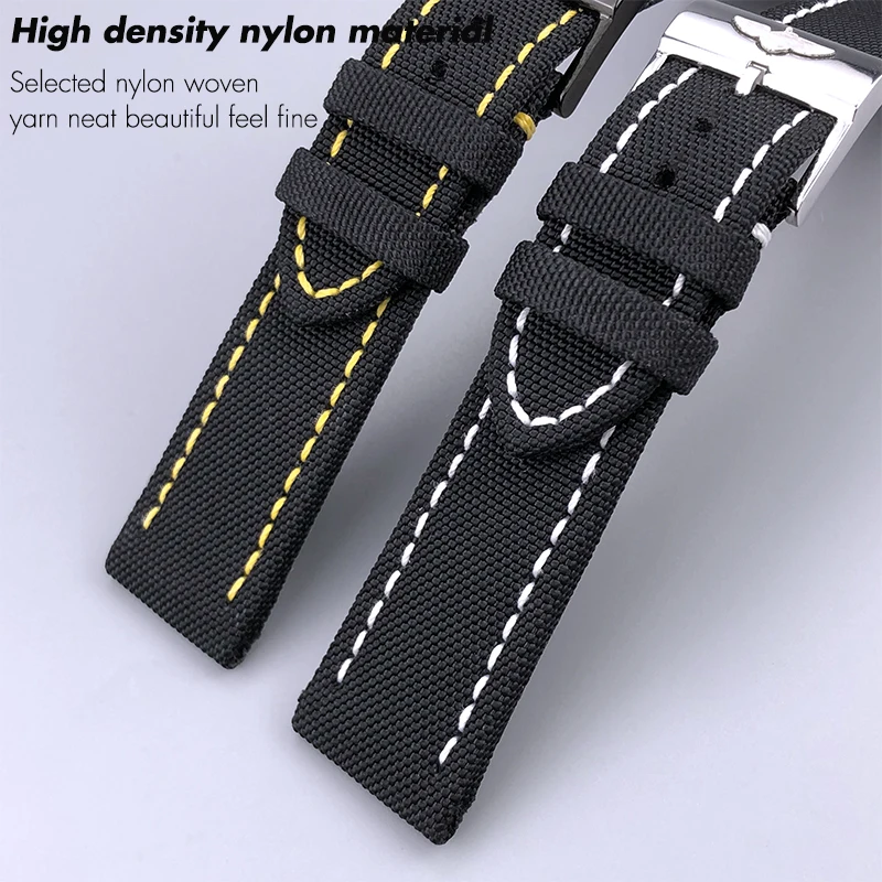 For Breitling Tudor Rolex Citizen Tissot Omega nylon watch strap 21mm 22mm Strap Men Waterproof Wrist Band Watchband