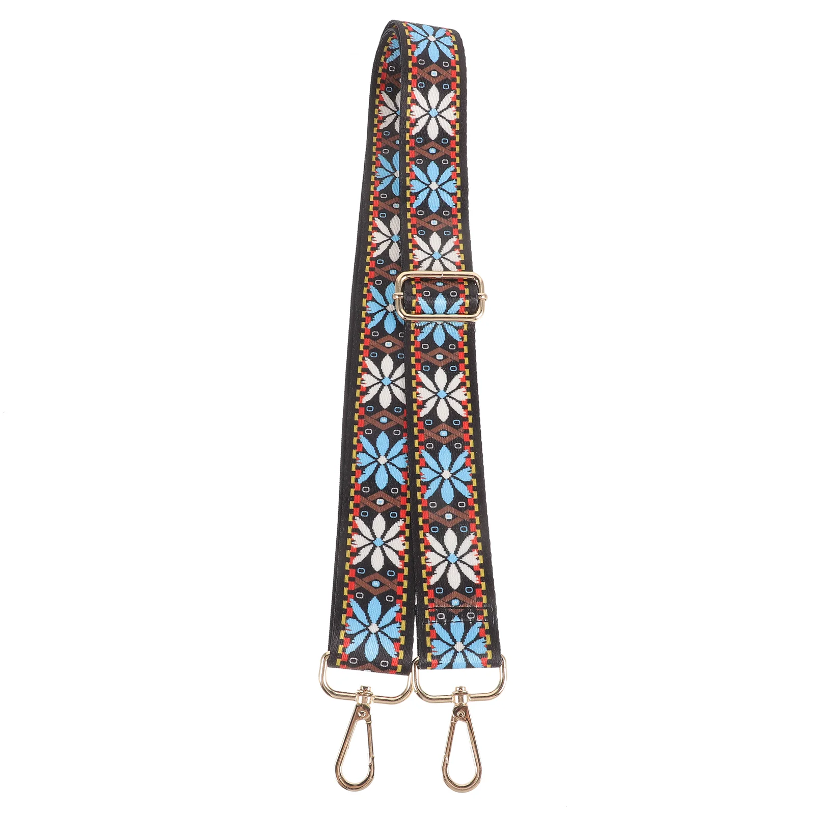 

Musical Instrument Strap Retro Banjo Printed Adjustable Guitar Locks for Bass Shoulder Pattern