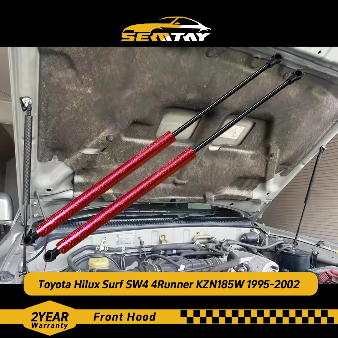 

SEMTAY Стойки капота, вспомогательные пружинные амортизаторы для Hilux Surf SW4 4Runner KZN185W 1995, совместимая автозапчасть