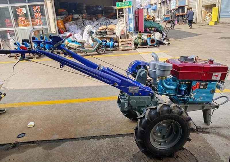 22HP Power Tiller Hand Walking Behind Tractor with rotary tiller