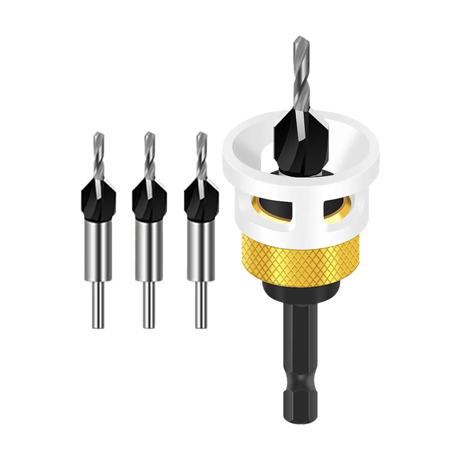 Countersink Bits Simple Installation Multi Use Woodworking Limit Drill Bit Taper Bits for Bench Drill Woodworking Electric Drill