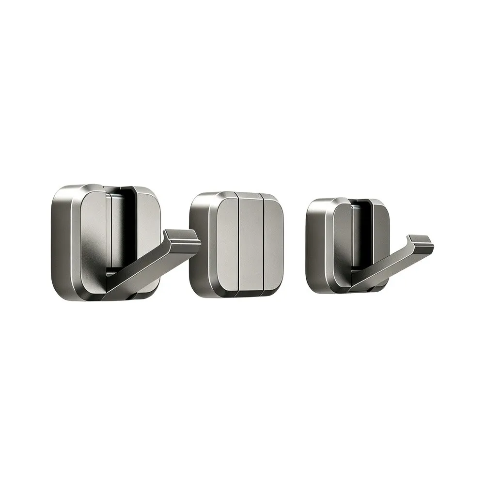 3Pcs Folding Wall Hook Hidden Robe Towel Coat Hook Bathroom Hook for Home Kitchen Bathroom Towel Hanger