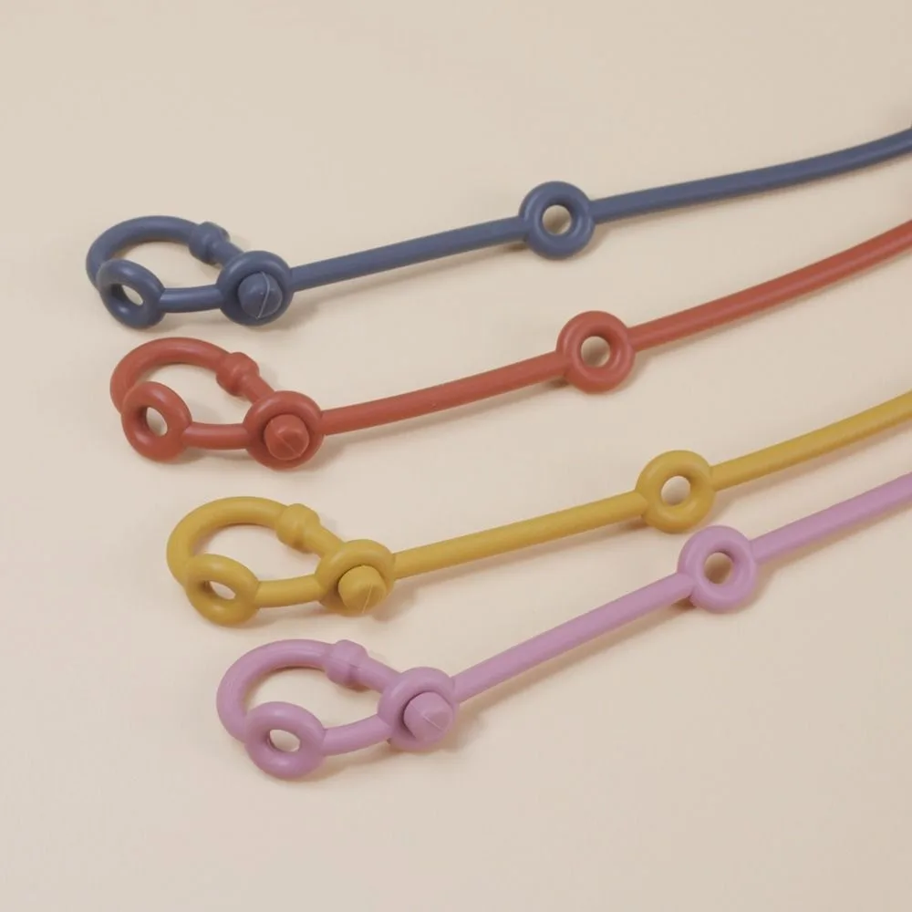Nuovo Silicone Del Bambino Ciuccio Catena Ciuccio Passeggino Accessorio Anti-perso Catena Anti Caduta Corda Manichino Capezzoli Titolare Pinze