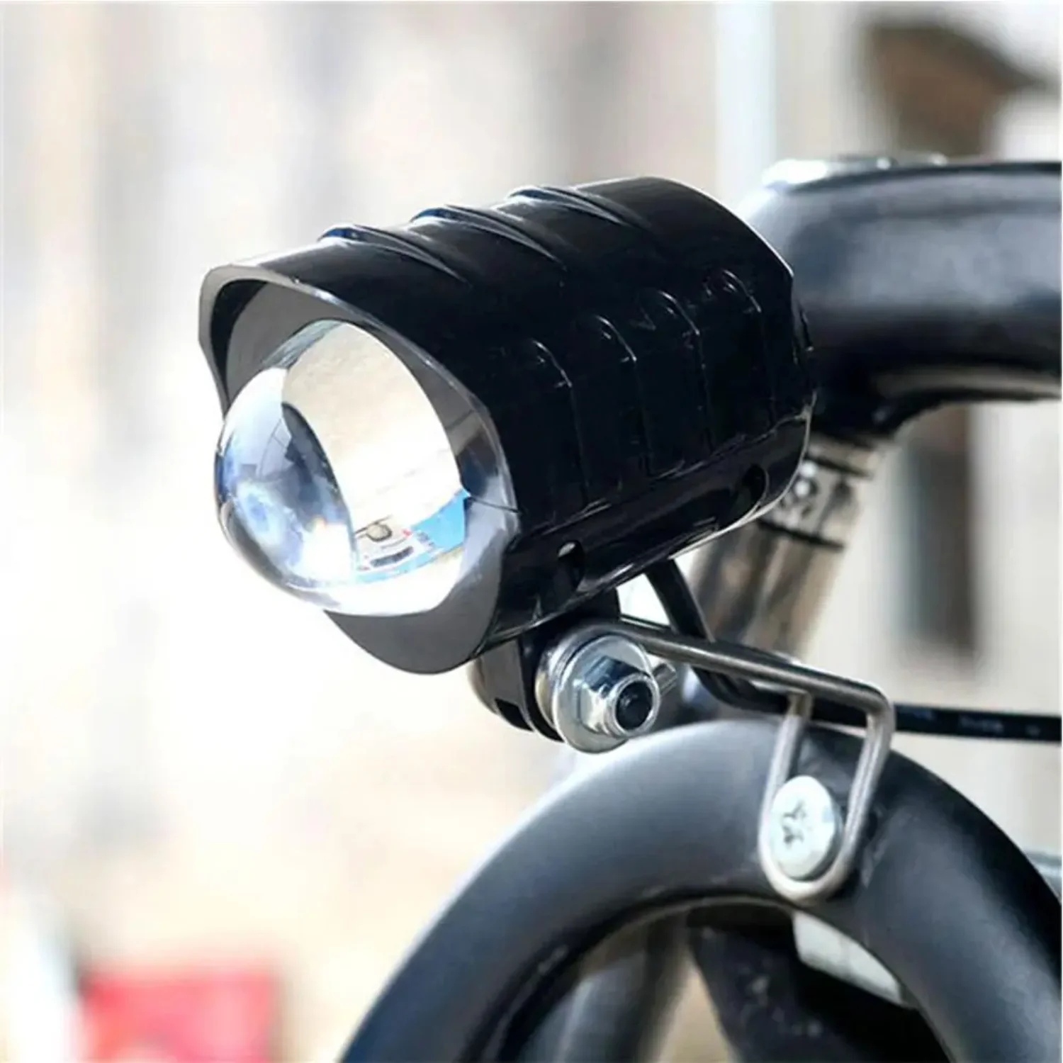 

2-in-1 E-bike light Headlight DC 48-72V Bicycle Scooter Waterproof Front Light With Cycling Accessories