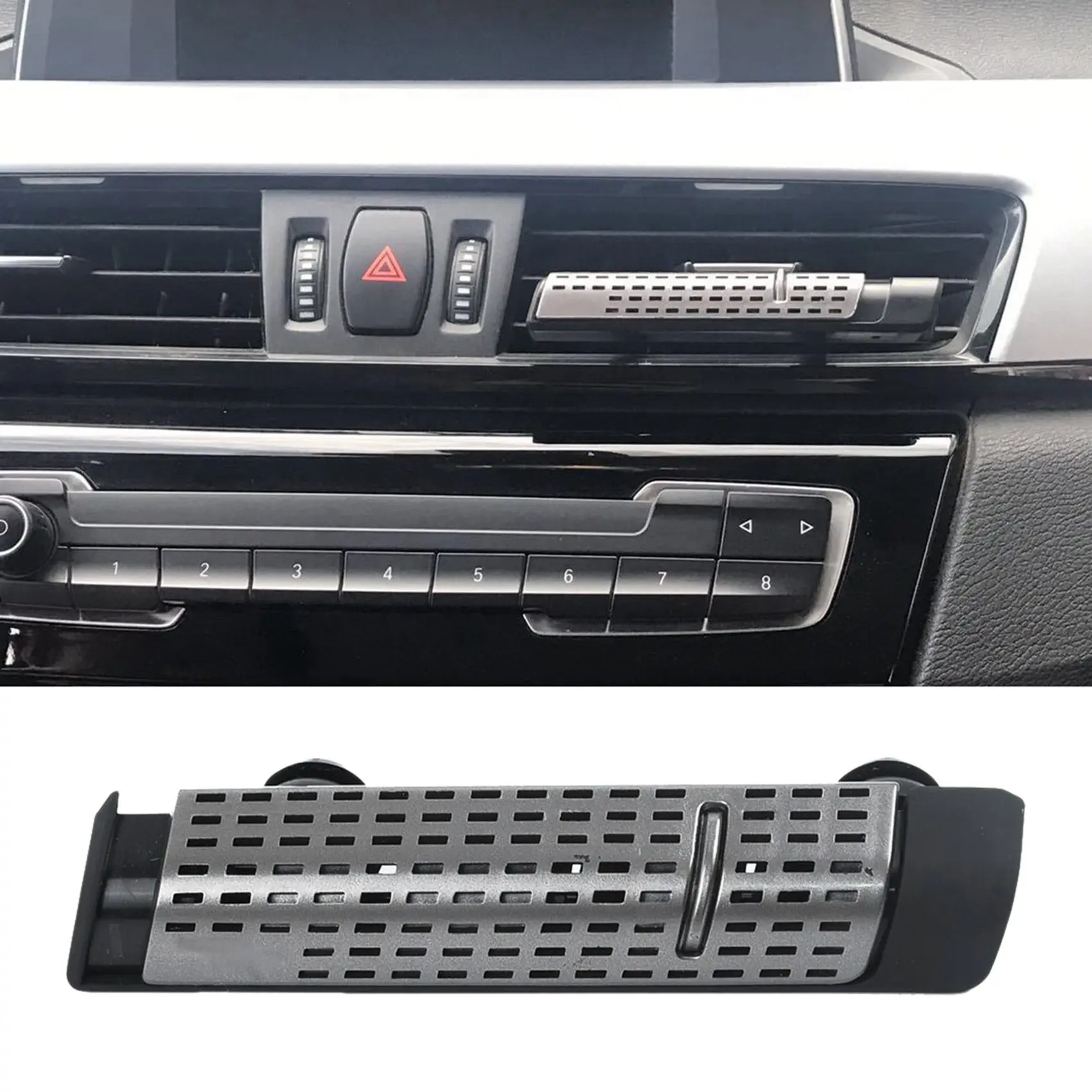 

7 Pcs Car Accessories: 6 Pcs Fuel Injector Nozzle & 1 Pcs Air Freshener Aluminum Alloy Holder With 4 Fragrance Stick-AS55