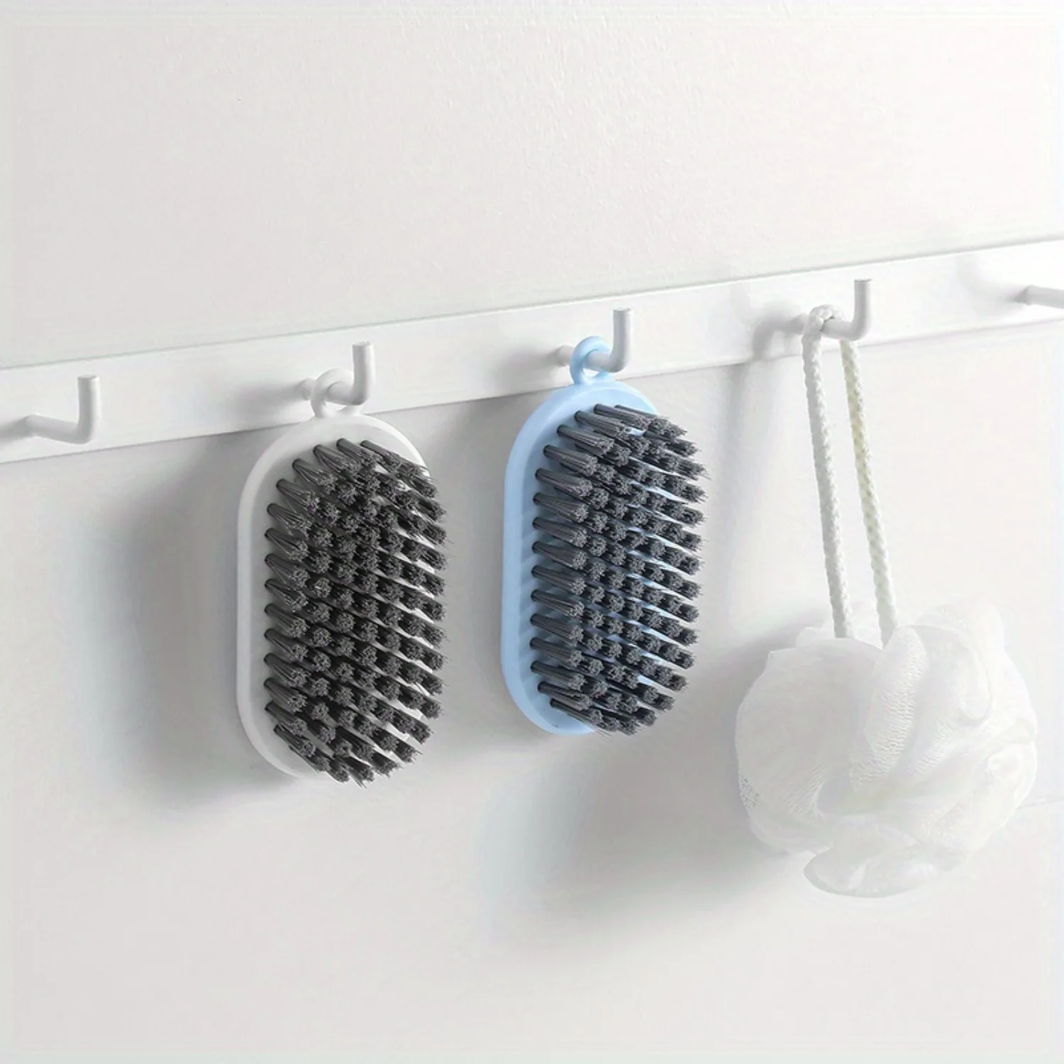 Soft Bristle Cleaning Brush for Household Laundry, Shoes, Clothes - No Shedding, Manual Use for Living Room, Bedroom, Bathroom, 