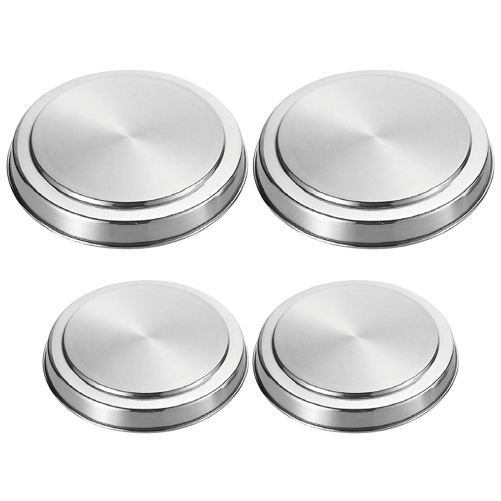 

Electric Stove Burner Covers Rustproof Stainless Steel Round Oven Cover Plates 4pcs Electric Stove Burner Covers Round Stove Top