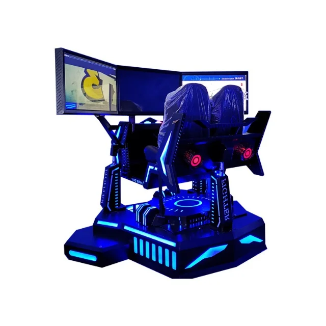 Indoor Amusement Products Vr 3 Screen 6 Dof Motion 4D Car Gaming Chair Racing Simulator