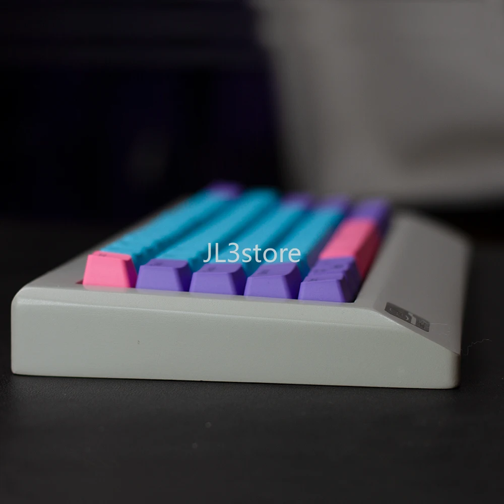 61 Keyboard PBT transparan keycap 60% keycap RK61/poker/Woot 60he sumbu magnetik