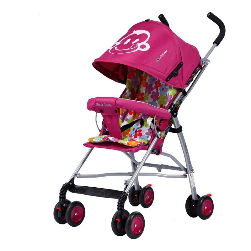 Manufacturer New Design Small and Light weight Baby Stroller with shopping bag