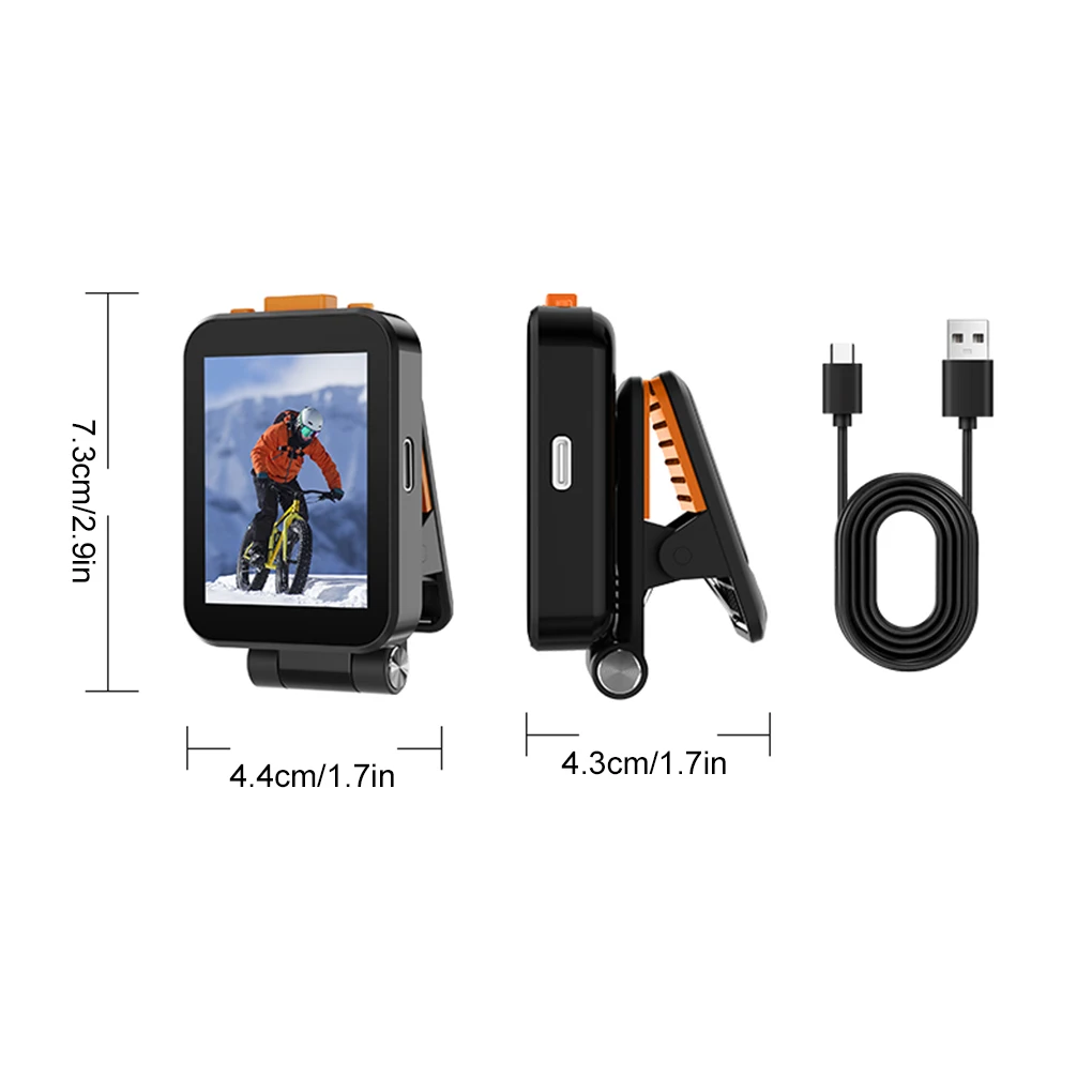 RK-X40H Creative 2inch Mobile Screen Mini Selfie Vlog Monitor with Sound version Projection Remote Photography Bluetooth - Image 6
