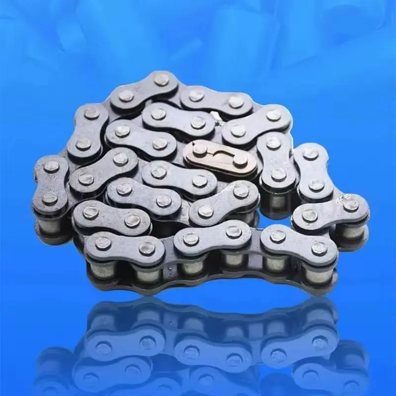1PCS 0.5-5 Meter Carbon Steel Short Pitch Roller Chain Industrial Transmission Chain 04C 06B 08B 10A 12A 06B-2 08B-2 10A-2
