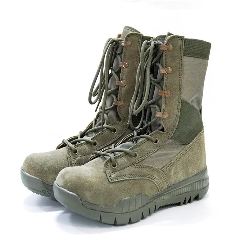 Ultralight Breathable Combat Boots 35-46 Size Men Women Outdoor Hiking Sports High Shoes Security Tactical Boots