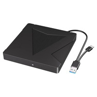 USB 3.0 Type C External DVD Drive CD DVD -/+RW Player Burner Portable Optical Drive For Laptop PC Windows 11 10 8 7 MacOS