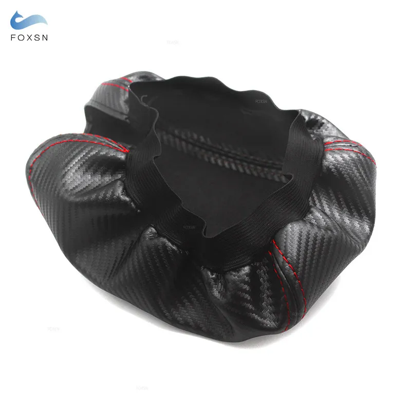 

For VW Golf 6 MK6 2010 2011 2012 2013 Carbon Fiber Texture Leather Car Interior Center Console Lid Armrest Box Cover Trim