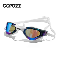 Occhialini da nuoto professionali antiappannamento HD Occhiali anti-UV Occhiali da nuoto in silicone con montatura grande per uomini e donne